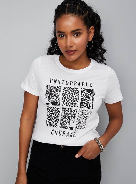 Women Graphic Printed T-shirt