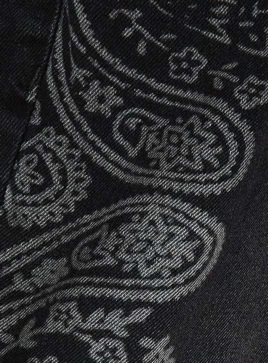 Men Printed Loose Fit Jeans