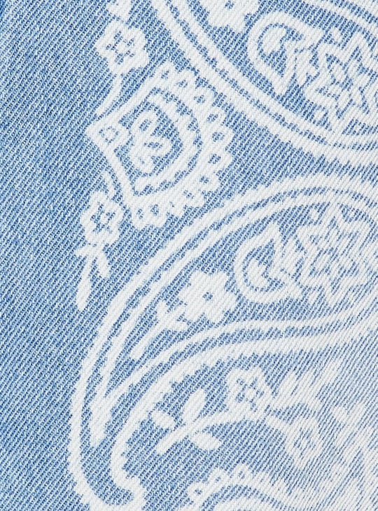 Men Printed Loose Fit Jeans