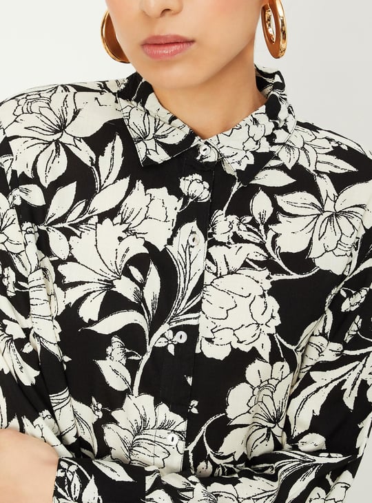 Women Printed Rayon Shirt