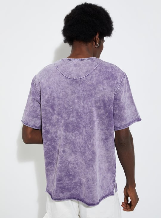 URB_N Men Acid Washed T-shirt