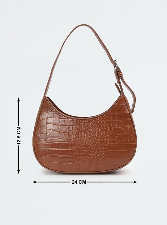 Croc Baguette Shoulder Bag Roxanne Croc Baguette Bag