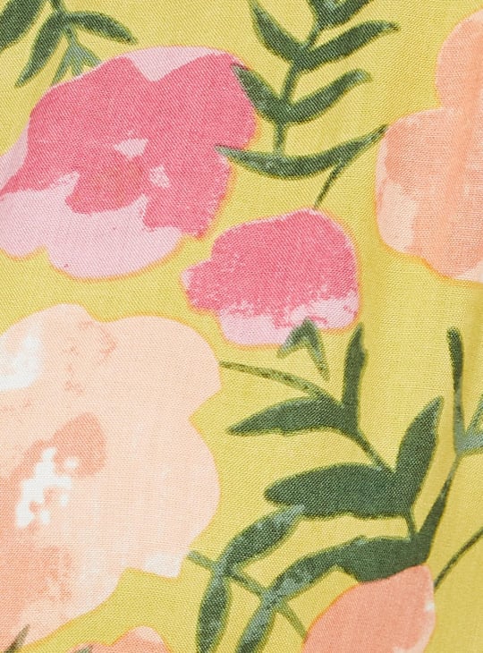Women Floral Printed Midi Dress