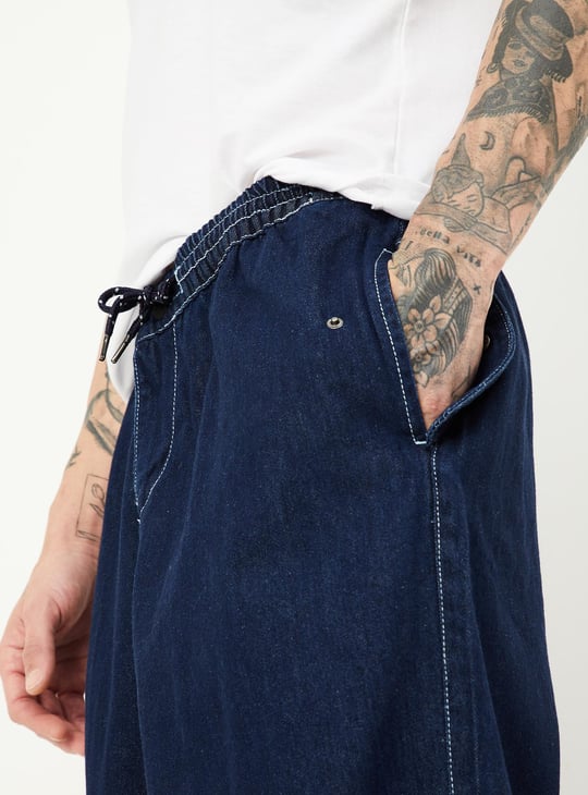 Men Solid Loose Fit Jeans