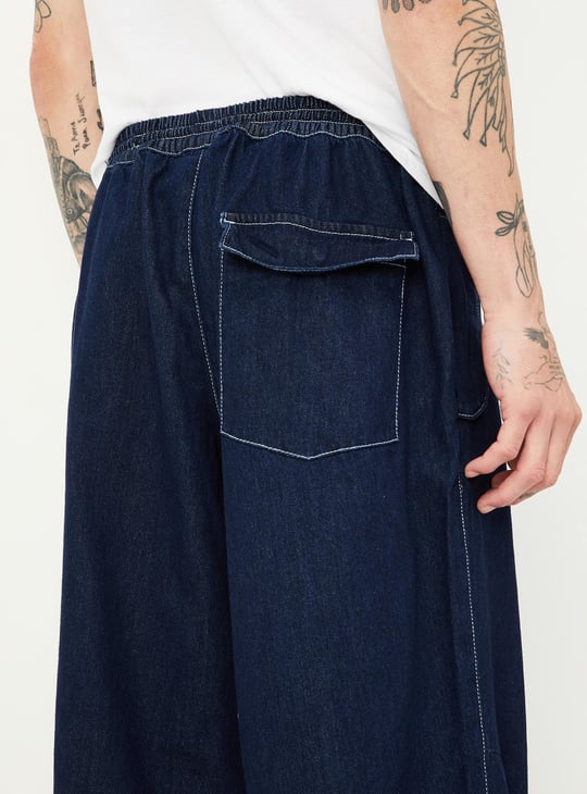 Men Solid Loose Fit Jeans