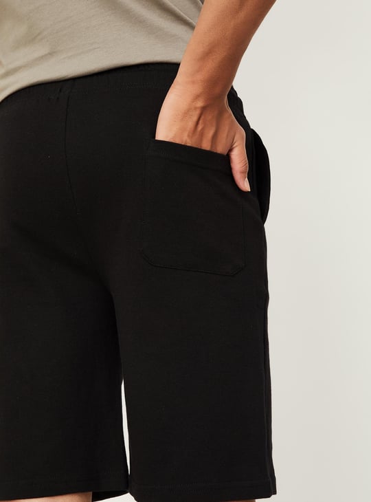 Boys Knit Drawstring Waist Shorts