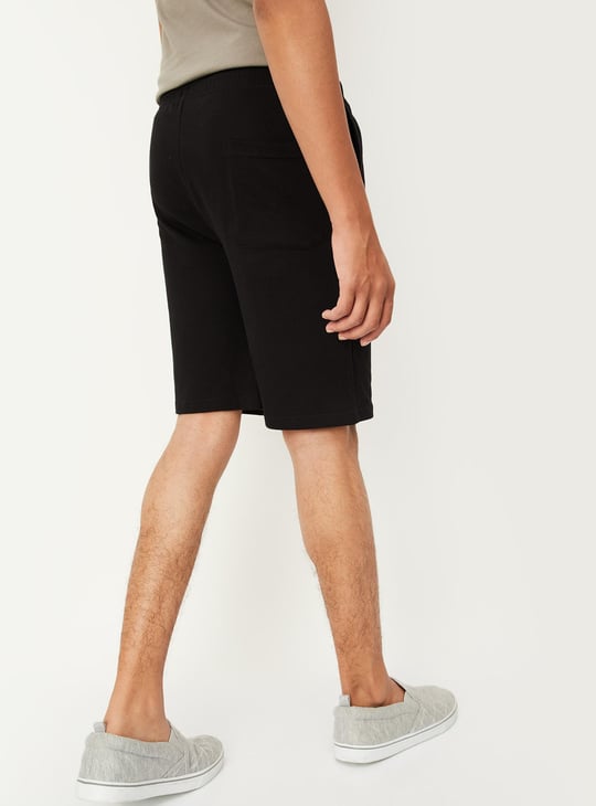 Boys Knit Drawstring Waist Shorts