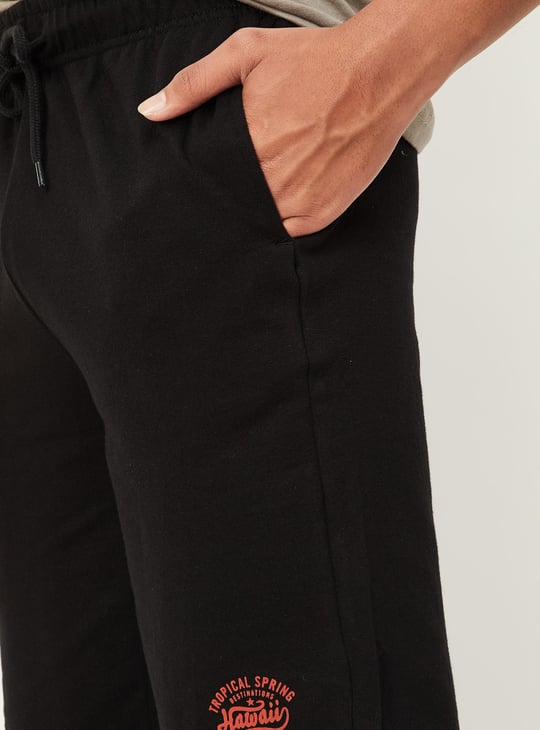 Boys Knit Drawstring Waist Shorts