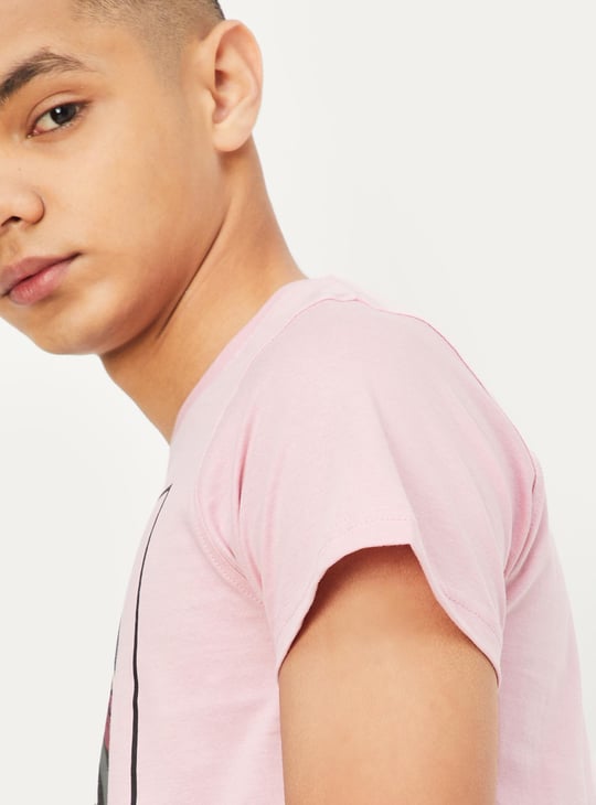 Boys Dragon Ball-Z Printed T-shirt