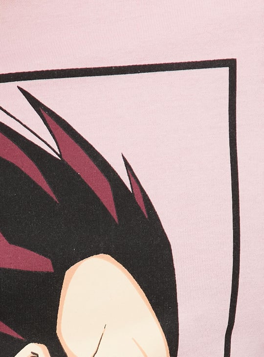 Boys Dragon Ball-Z Printed T-shirt