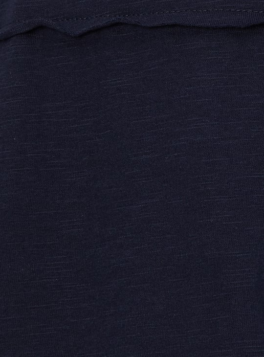 Boys Solid Drop Shoulder T-shirt