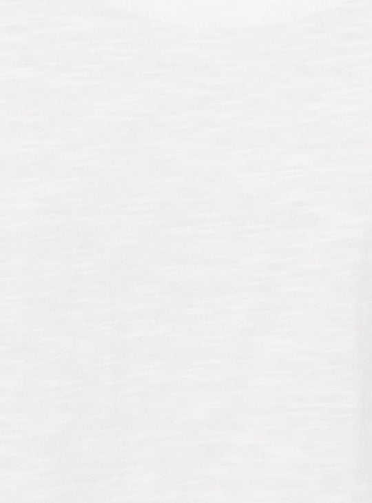 Boys Solid Drop Shoulder T-shirt