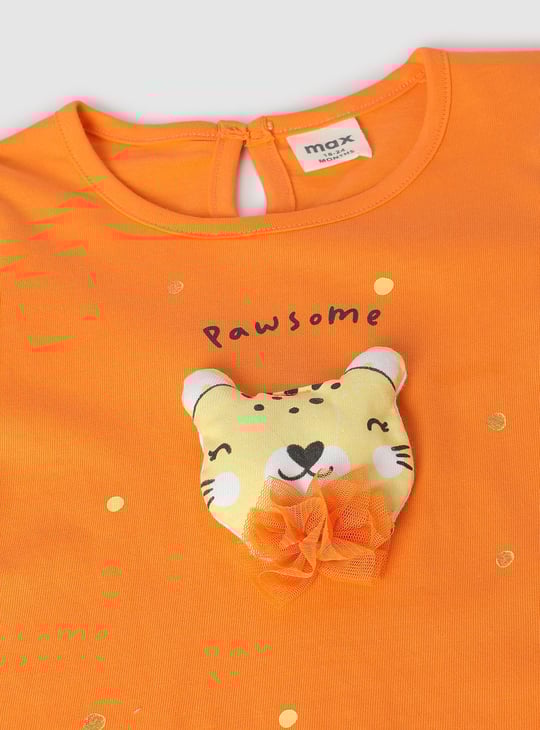 Girls Printed Sleepwear Shorts Set