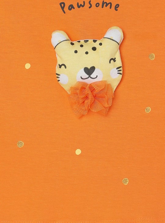 Girls Printed Sleepwear Shorts Set