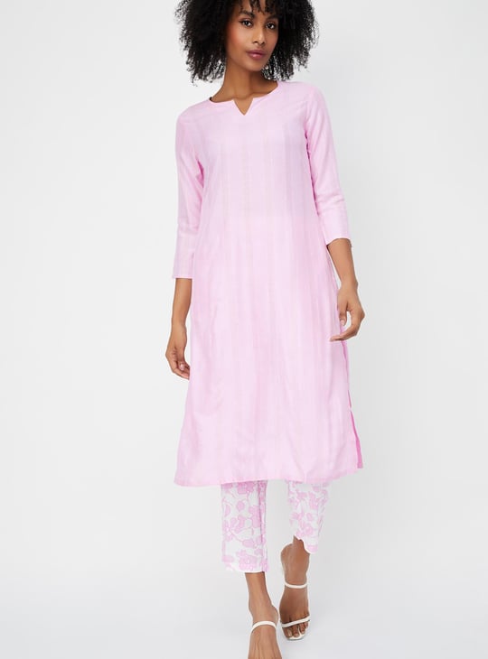Women Printed Kurta with Dupatta and Straight Pants