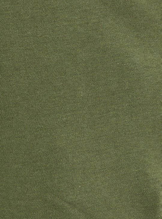 Men Solid Cargo Track Pants