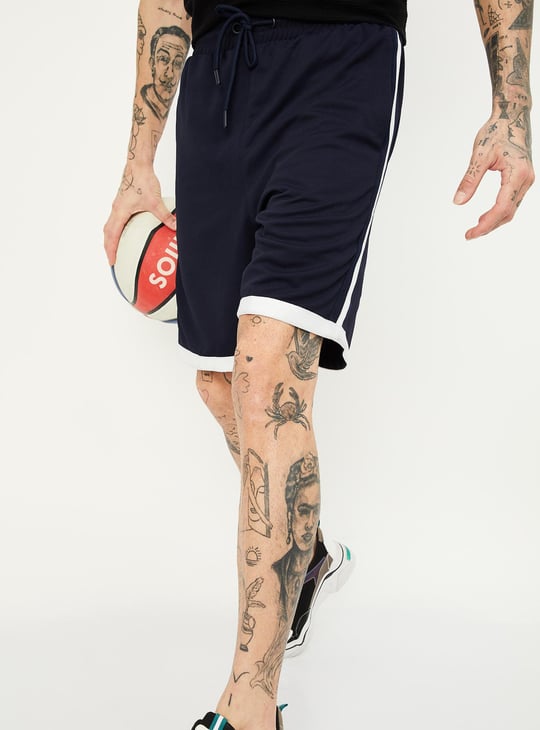 Men Side Panelled Athleisure Shorts