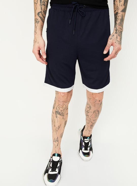 Men Side Panelled Athleisure Shorts