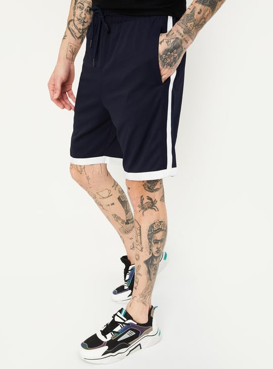 Men Side Panelled Athleisure Shorts