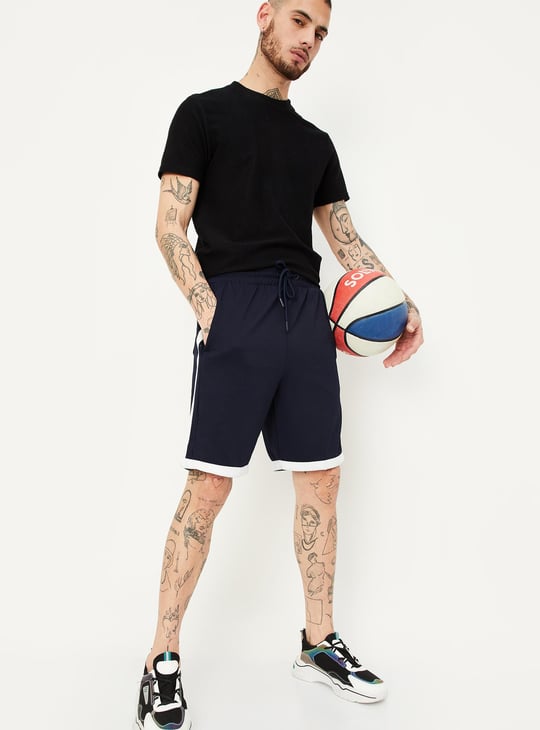 Men Side Panelled Athleisure Shorts