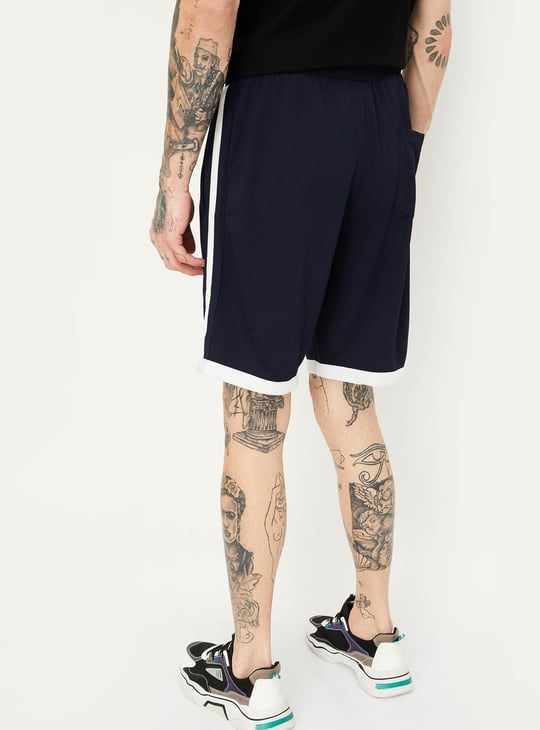 Men Side Panelled Athleisure Shorts