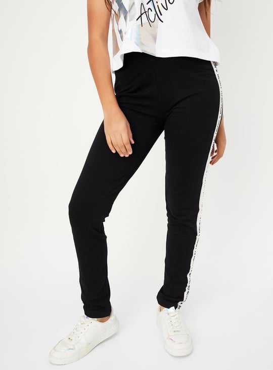 Girls Side Taped Track Pants