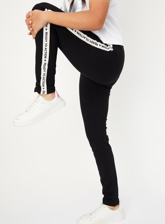 Girls Side Taped Track Pants
