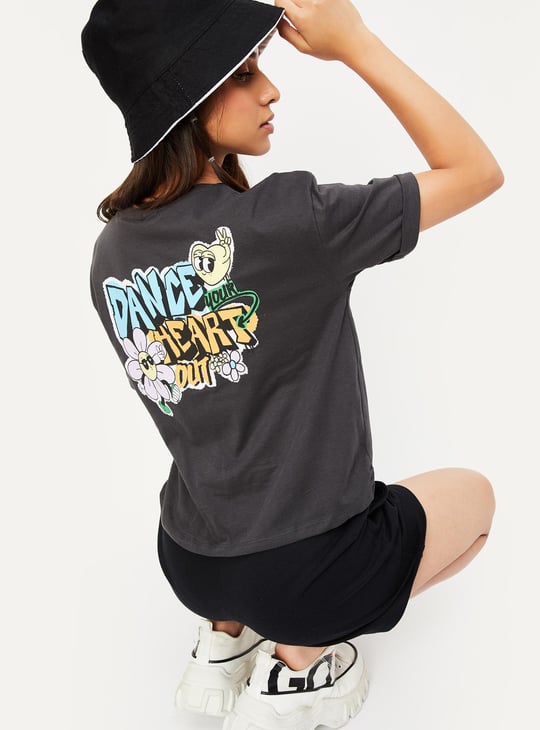 Girls Graphic Printed T-shirt