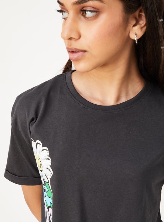 Girls Graphic Printed T-shirt