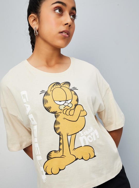 Girls Garfield Printed T-shirt