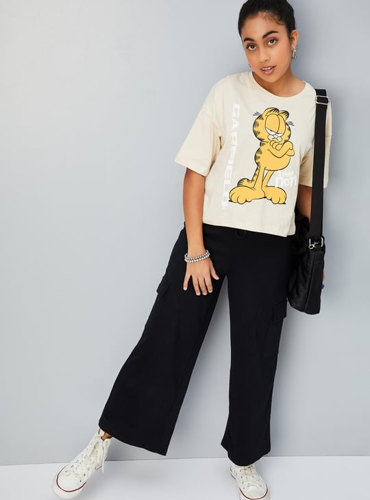 Girls Garfield Printed T-shirt