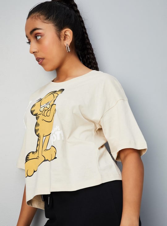 Girls Garfield Printed T-shirt