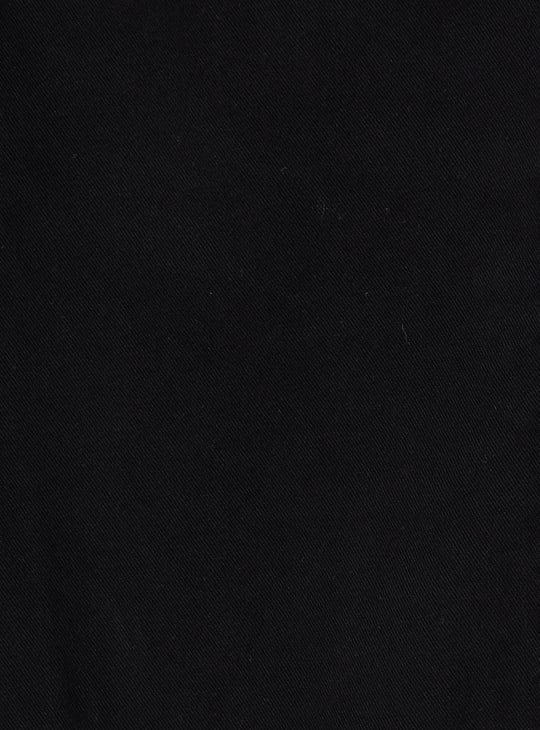 Girls Solid High Waist Cargos