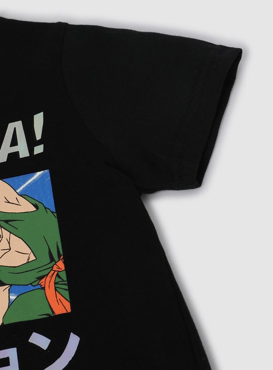 Boys Dragon Ball-Z Printed T-shirt