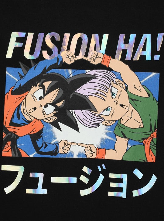 Boys Dragon Ball-Z Printed T-shirt