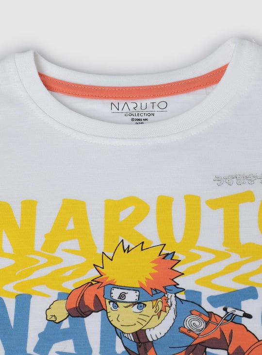 Boys Naruto Printed T-shirt
