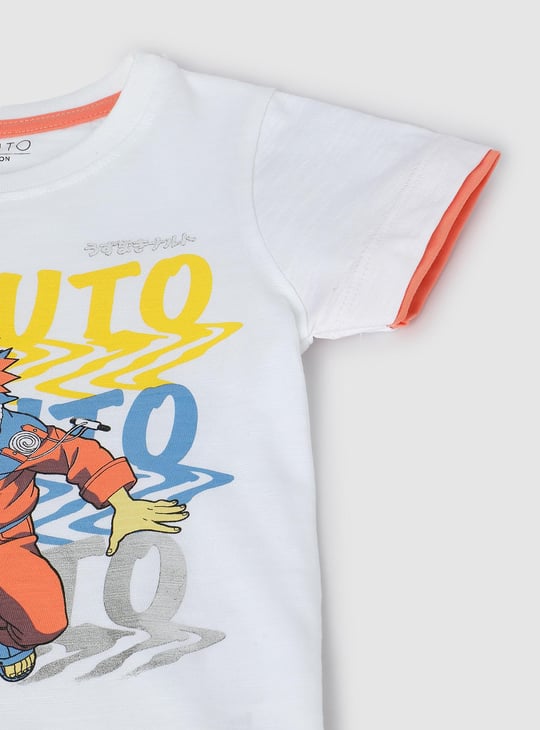 Boys Naruto Printed T-shirt