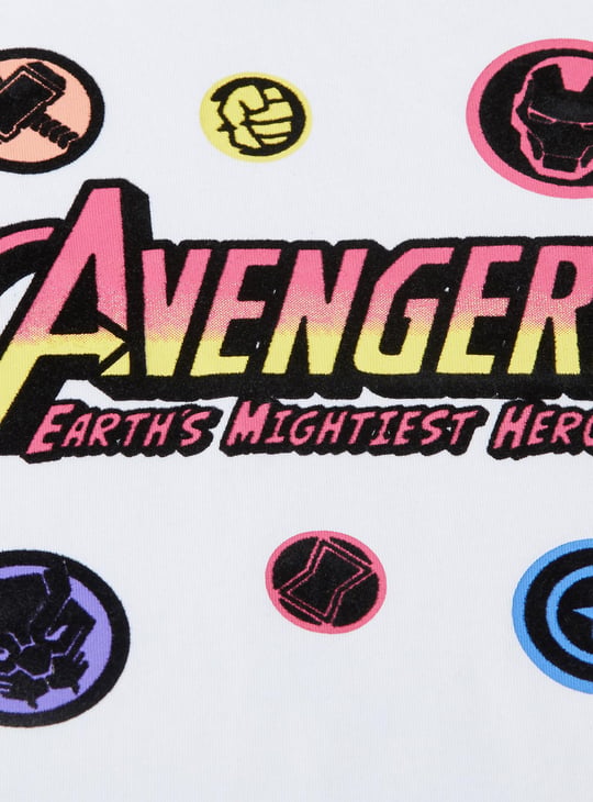 Boys Avengers Graphic Print T-shirt