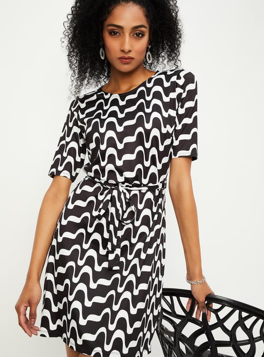 Women Printed Shift Dress