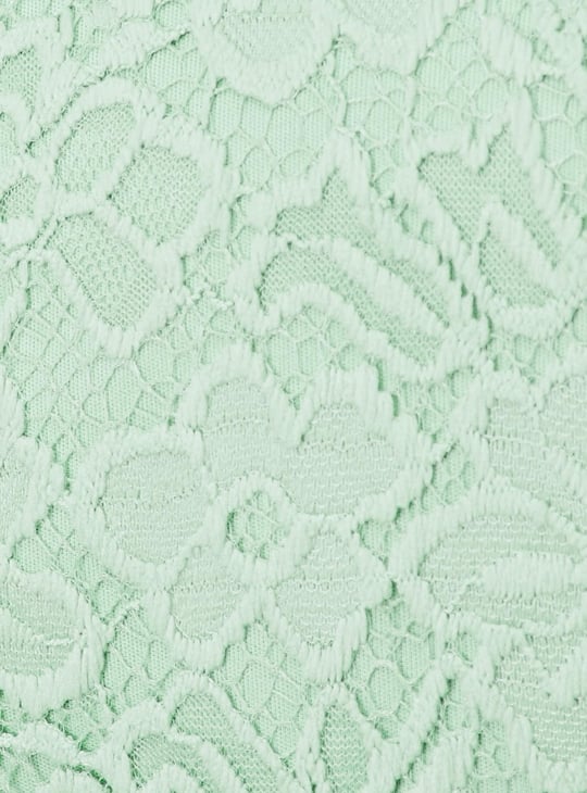 Women Schiffli A-Line Mini Dress