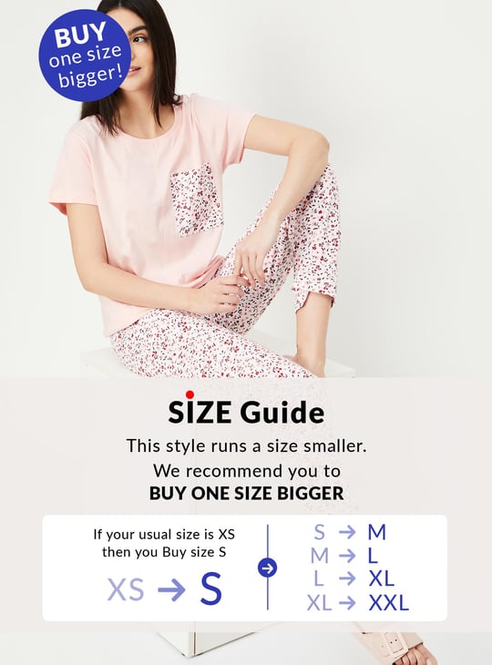 Women Floral Printed PJ Set