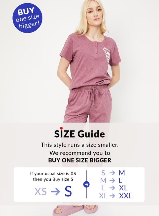 Women Printed PJ Set