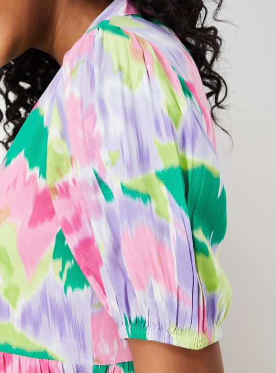 Women Printed Midi Dress