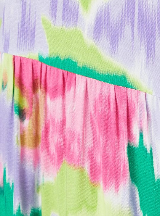 Women Printed Midi Dress