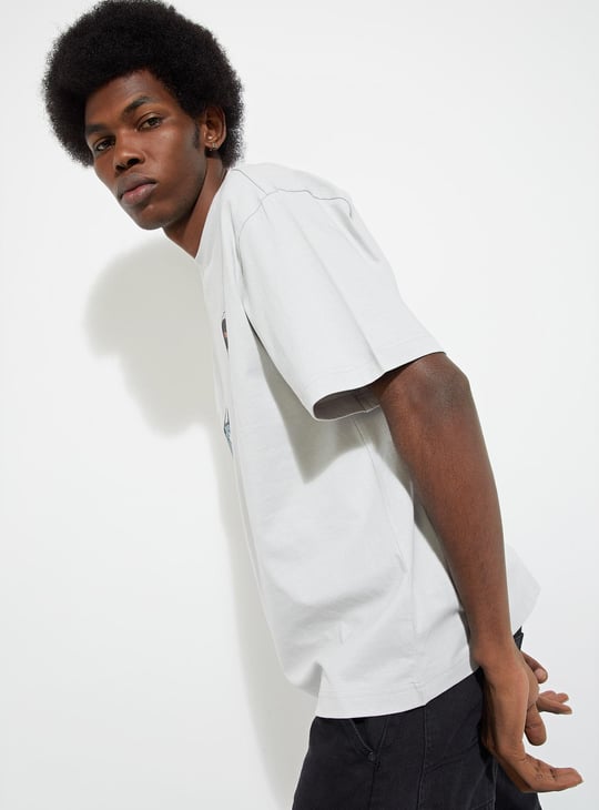 URB_N Men Oversized Tom & Jerry T-shirt