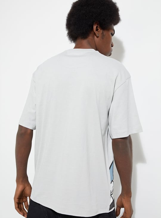 URB_N Men Oversized Tom & Jerry T-shirt