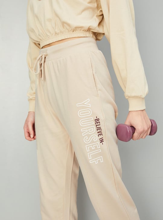 Women Typographic Printed Joggers
