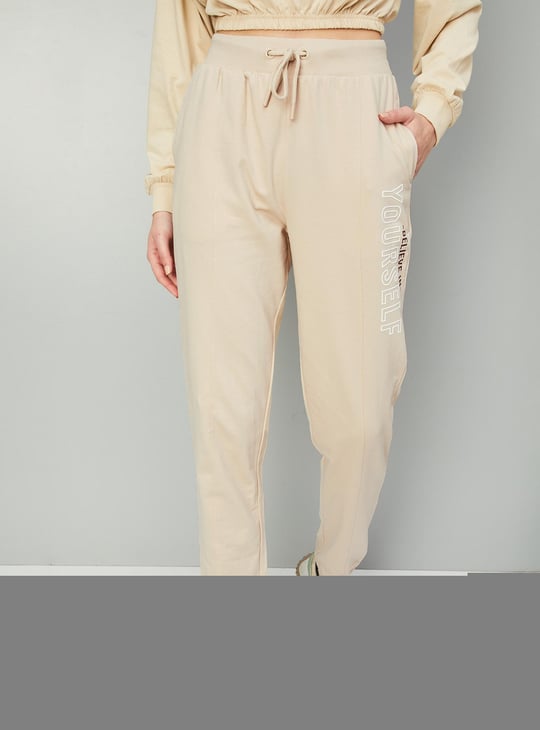 Women Typographic Printed Joggers