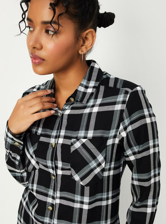 Black And White Check Shirt Womens Buy White Black Shirts For