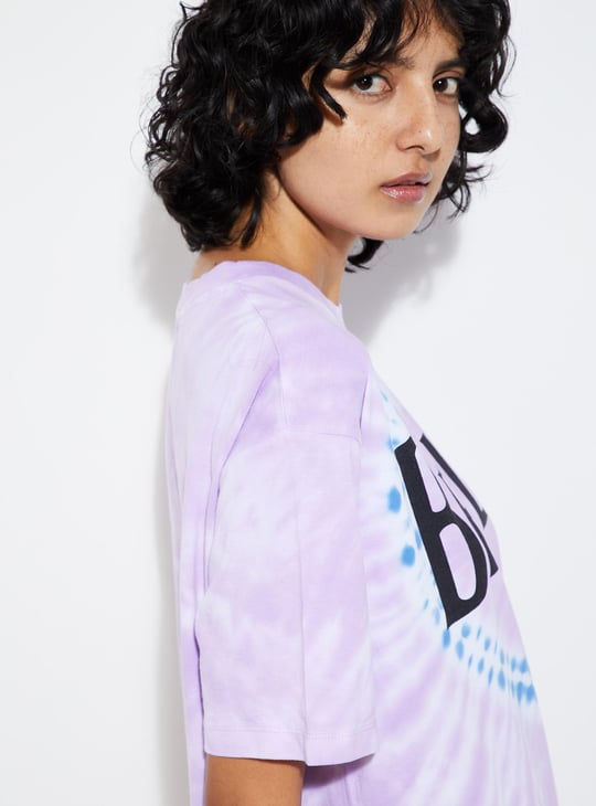 URB_N Women The Beatles Tie Dye T-shirt